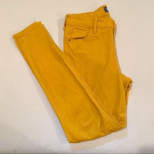 Mustard Old Navy Rockstar Mid-rise Jeans